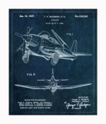Blueprint, Airplane, 1947 - poster