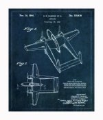 Blueprint, Airplane, 1944 - poster