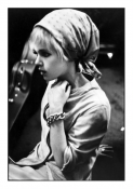 Edie Sedgwick with scarf, poster