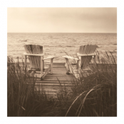 Poster - Coastal Beach Chairs