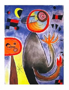 Joan Miro, Poster - Les Echelles en Roue de Feu