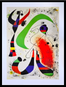 Joan Miro, Poster - La nuit 1953
