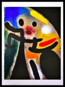 Joan Miro, Poster - Figures dans la Nuit 1960