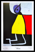Joan Miro, Poster - Dona en la nit 1973