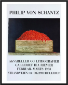 Utställningsaffisch von Schantz