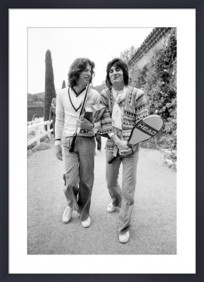 Mick Jagger and Ronnie Wood 1976