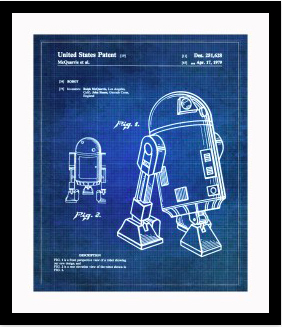 Blueprint, Poster, Robot R2-D2