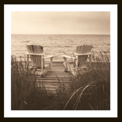 Poster - Coastal Beach Chairs