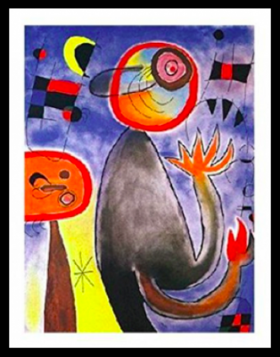 Joan Miro, Poster - Les Echelles en Roue de Feu