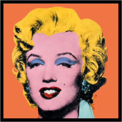 Andy Warhol - poster - Shot Orange Marilyn 1964