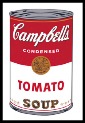 andy warhol, poster, Campbell`s Soup Tomato